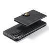 For Samsung Galaxy S21 5G JEEHOOD Retro Magnetic Detachable Protective Case with Wallet & Card Slot & Holder