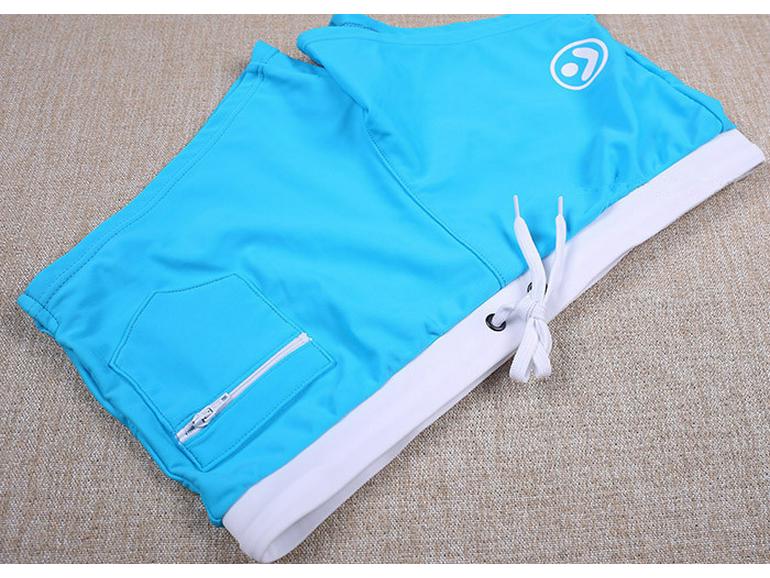 Slip de bain Lycra taille basse à blocs de couleurs pour homme - Séchage rapide & Vêtement de fitness sportif