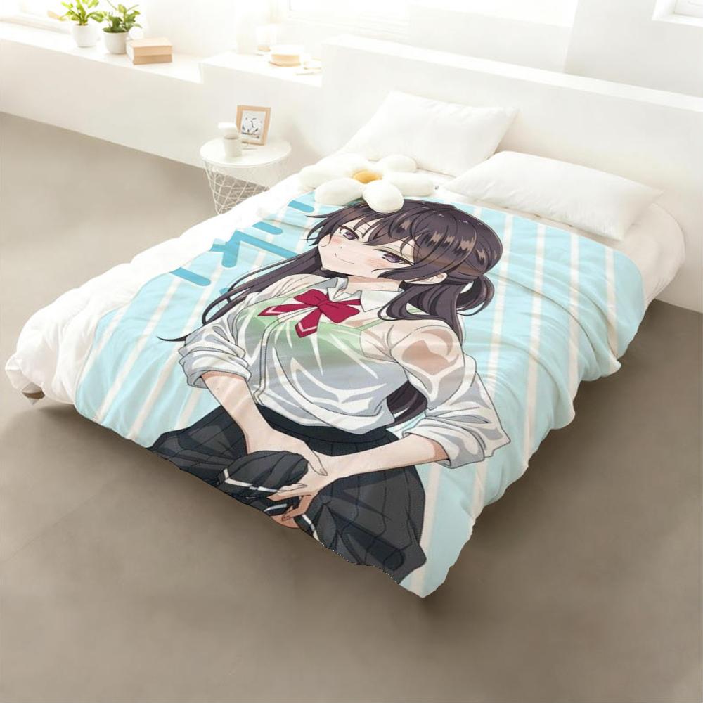 

Alya Hides Her Feelings In Russian Throw Flannel Throw Blanket: Soft Kid-Friendly Warm Anti-Static All Season Washable Couch 75x90cm