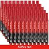 3-100 Pcs/Set Permanent Marker Pen Fine Point Waterproof Ink Thin Nib Crude Nib Black Blue Red Ink 2-3mm Fine Color Marker Pens