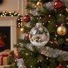 Christmas Ornaments Shatterproof Transparent Decor Dog Balls For Tree For Shopping Mall Bedroom Window Store Home Holiday Party