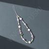 Ins Spring Small Fresh and Sweet Color Beaded Mobile Phone Chain Pendant Personalized Flower Mobile Phone Lanyard Pendant