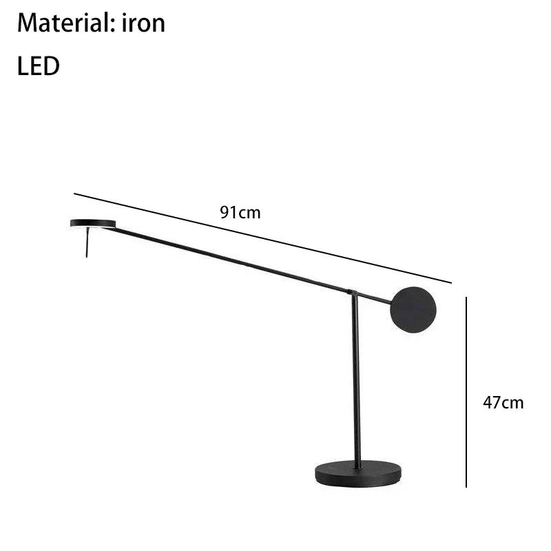 Nordic Minimalist Restaurant Pendant Light Invisible LED Light Long Arm Atmosphere Light Luxurious Room Decor Lighting Fixture
