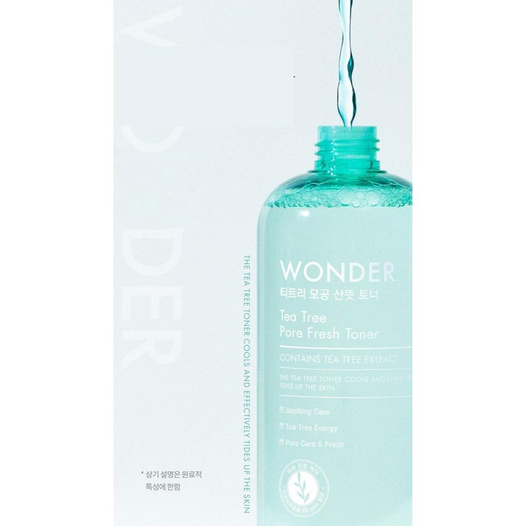 Tonymoly Wonder Tea Tree Pore Fresh Toner  500ml