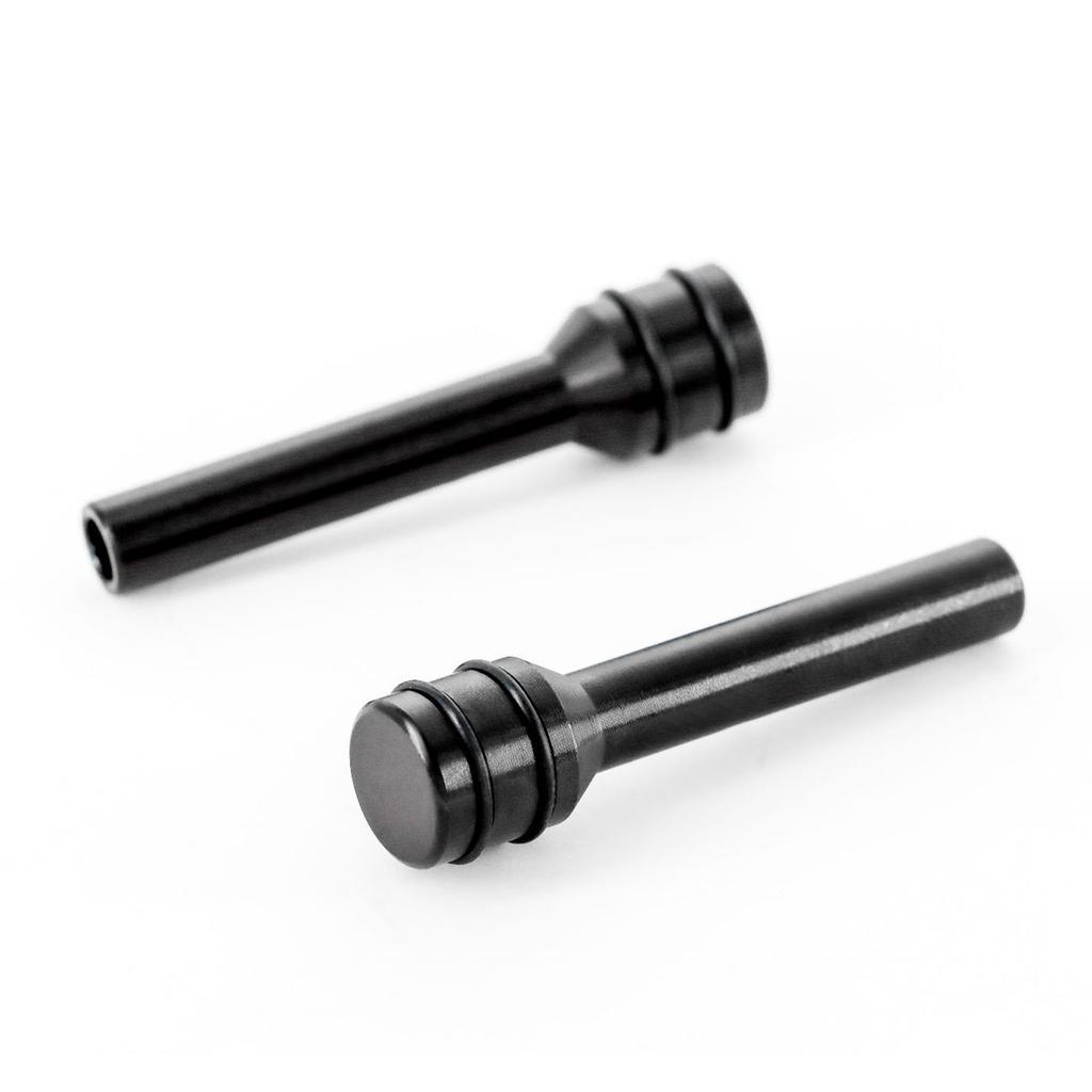 Car Door Lock Knob Aluminum Alloy Universal Rustproof Stylish Interior Doors Pull Pin for ReplacementBlack