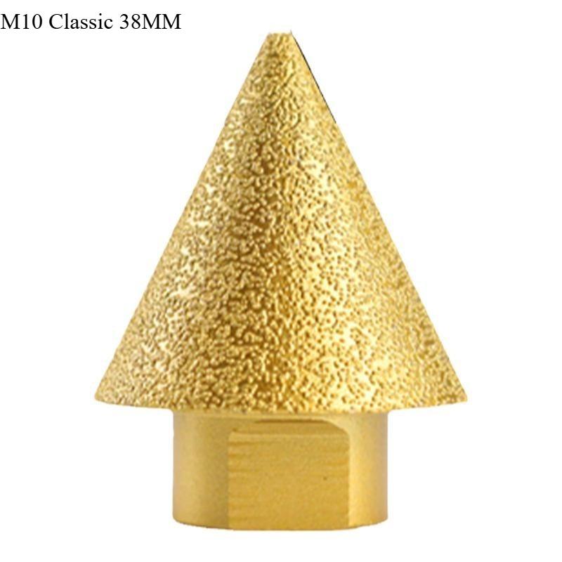 M14 Thread Diamond Beveling Chamfer Bit 38/50mm Cone Punching Expanding Drill Bit Grinding Wheel Ceramic Tile Chamferer