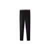 Heat Attraction Solid Slim Fit Lightweight Antibacterial Anti-Static Thermal Pants Men Bottoms Black AD0002-UB1