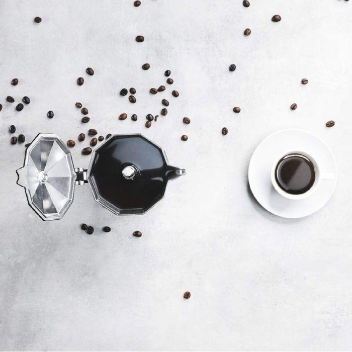 Cafetière Express IBILI Elba - 12 Tasses (600 Ml) - Fonte D'aluminium Et Inox - Compatible Induction
