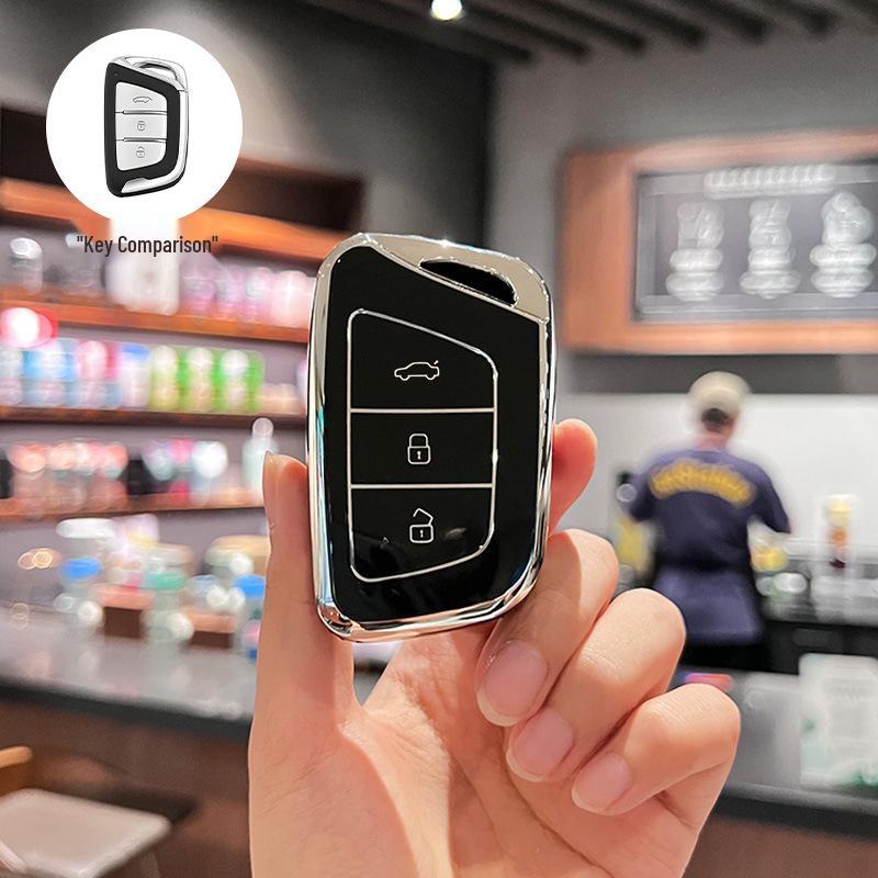 JAC Car Key Cover for Jiayue A5, X4, X7, iC5, iEVS4/7S/T8, Ruifeng S4/S7/M6.