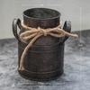 Garden Metal Plant Pots Vintage Milk Churn Flower Bucket Hanging Flower Holder