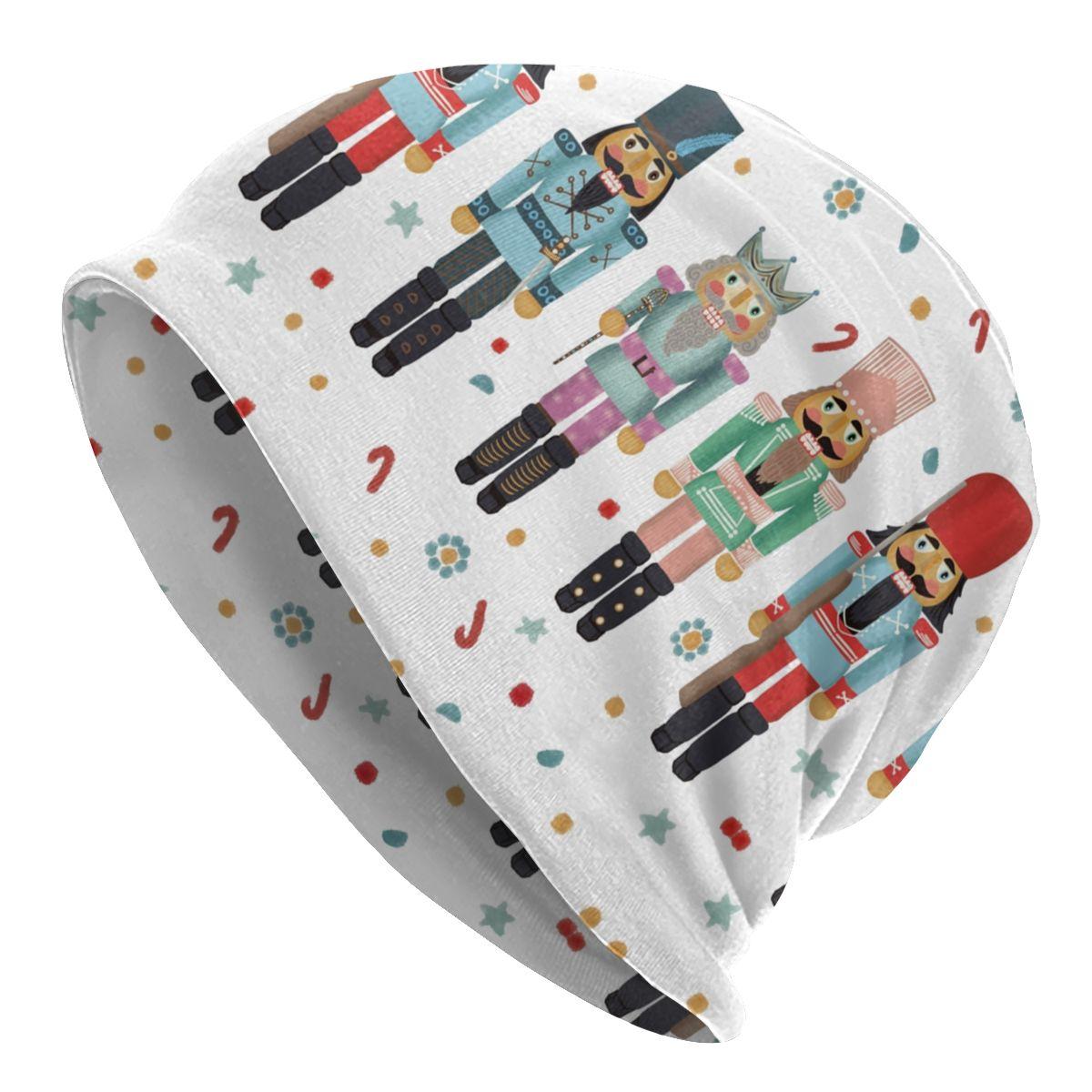 

Щелкунчик, объемная шапка-бини, унисекс, женские рождественские Щелкунчики, игрушечный солдатик, модные вязаные шапочки с черепами, шапка для зимних лыж Skullies Beanie Hat