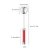 Kitchen Semi-Automatic Whisk Egg Beater Stainless Steel Manual Egg Beater and Cream Mixer Kitchen Mixer Egg Separator Tools