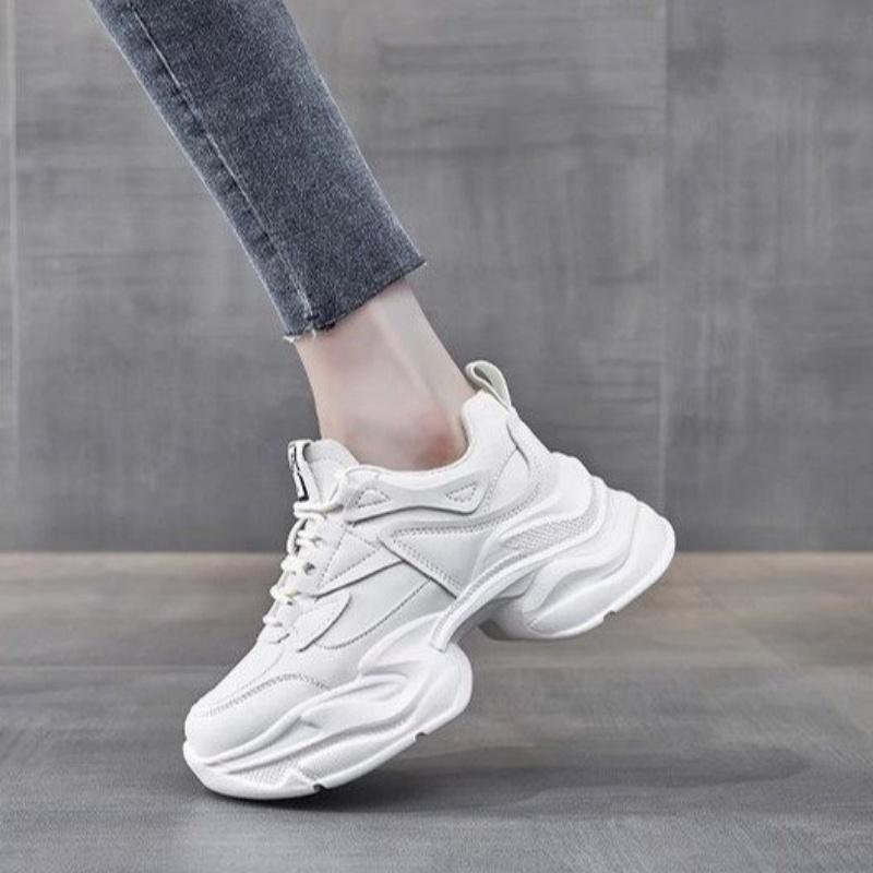 Pantofi Daddy cu talpă groasă Femei Nouă primăvară Mici, sport, cu talpă moale, cu talpă moale