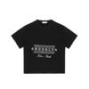 Black T Shirt with Brooklyn New York Print for Casual Wear
