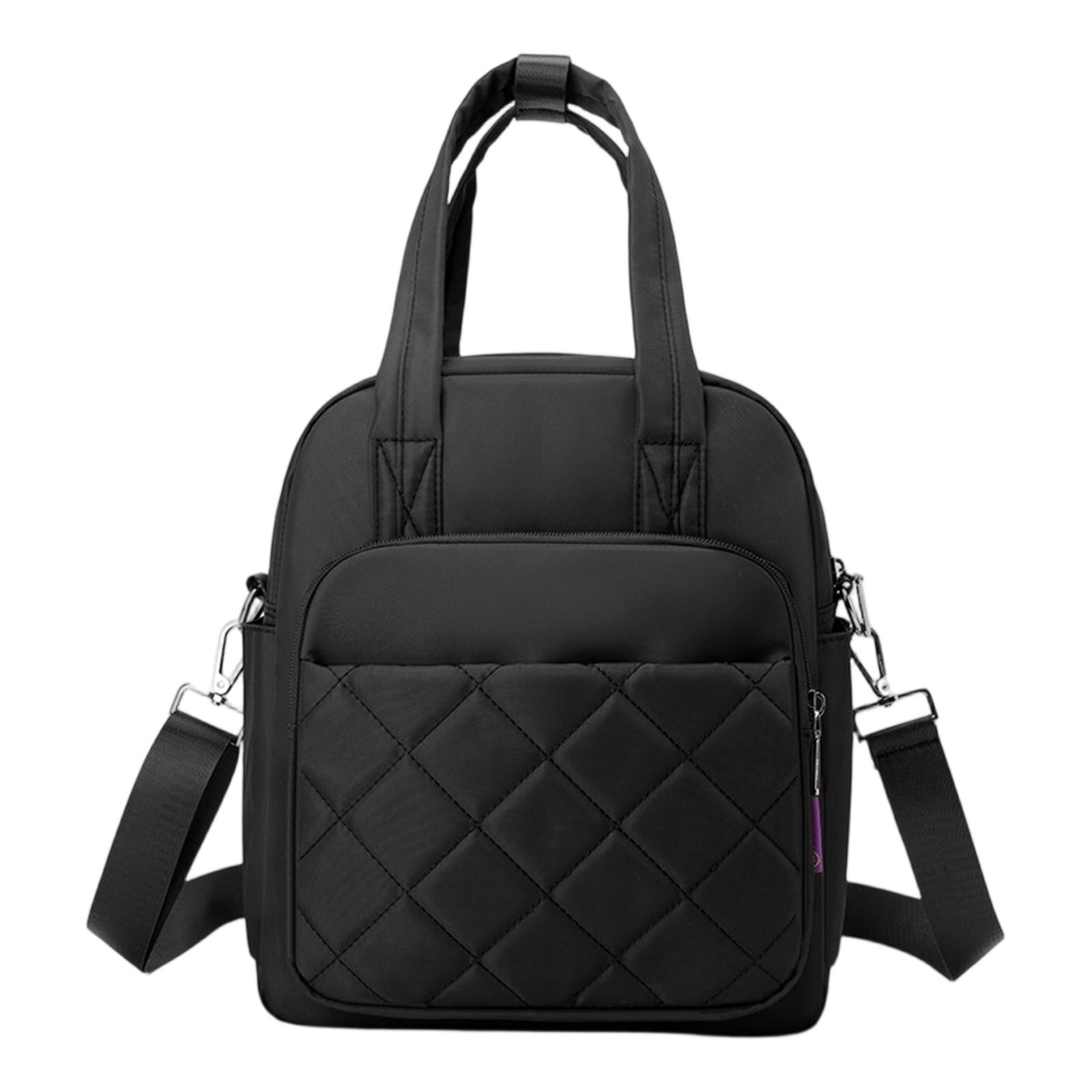 

Женский многоцелевой рюкзак большой вместимости, переносной рюкзак с одним плечом One Size чёрный