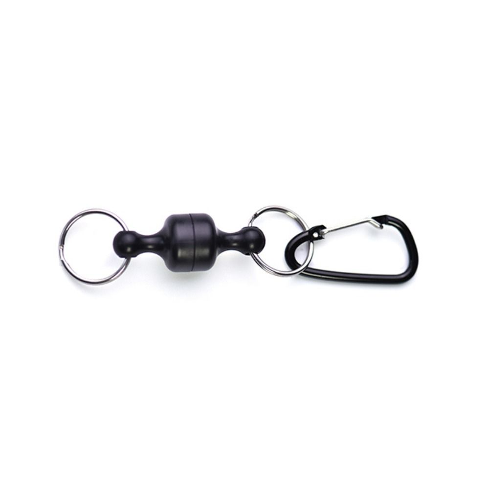 Quick Release Fishing Magnetic Buckle Magnetic Keychain Carabiner Retractor  Attached Nippers