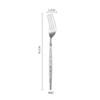 304 Stainless Steel Diamond Hammer Pattern Cutlery Set: Knife, Fork, Spoon for Hotel & Restaurant