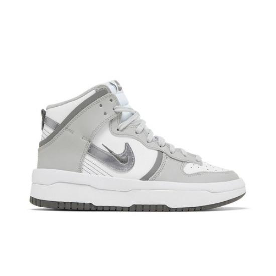 

Nike Dunk High Up Light Smoke Grey DH3718-106 Women s Shoes EU 35.5 серебряный/белый