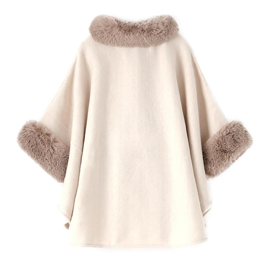 Women's Fashionable Cape Shawl Temperament Loose Plus Size Jacket