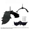 Halloween Hanging Bat Ornaments Realistic Simulation Holiday Party Decor Halloween, Day of the Dead Decorations Hangable Design
