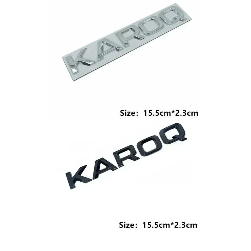 Naklejka Samochodowa 2025 Gorące Naklejki z Literami dla SKODA Logo 4x4 Karoq Kamiq Kodiaq Superb Octavia A7 Tour Rapid Yeti Emblemat Tylnej Klapy Samochodu