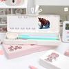 17pcs Cute Water Color watercolor brown bear Hand Account Stickers Stationery Laptop Suitcase Skateboard Stationery  Planner