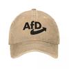 Alternative Afd Deutschland Herren Damen Baseballkappe Used Denim Kappen Hut Mode Outdoor Workouts Snapback Kappe