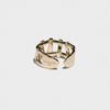 BONAFIDE JEWELLY Multi Hash Tag Pinky Open Ring (Gold)
