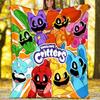 Smiling Critters Printed Throw Blanket—soft,warm;versatile Blanket for All Seasons—perfect As &air-conditioning Throw,nap Blanket