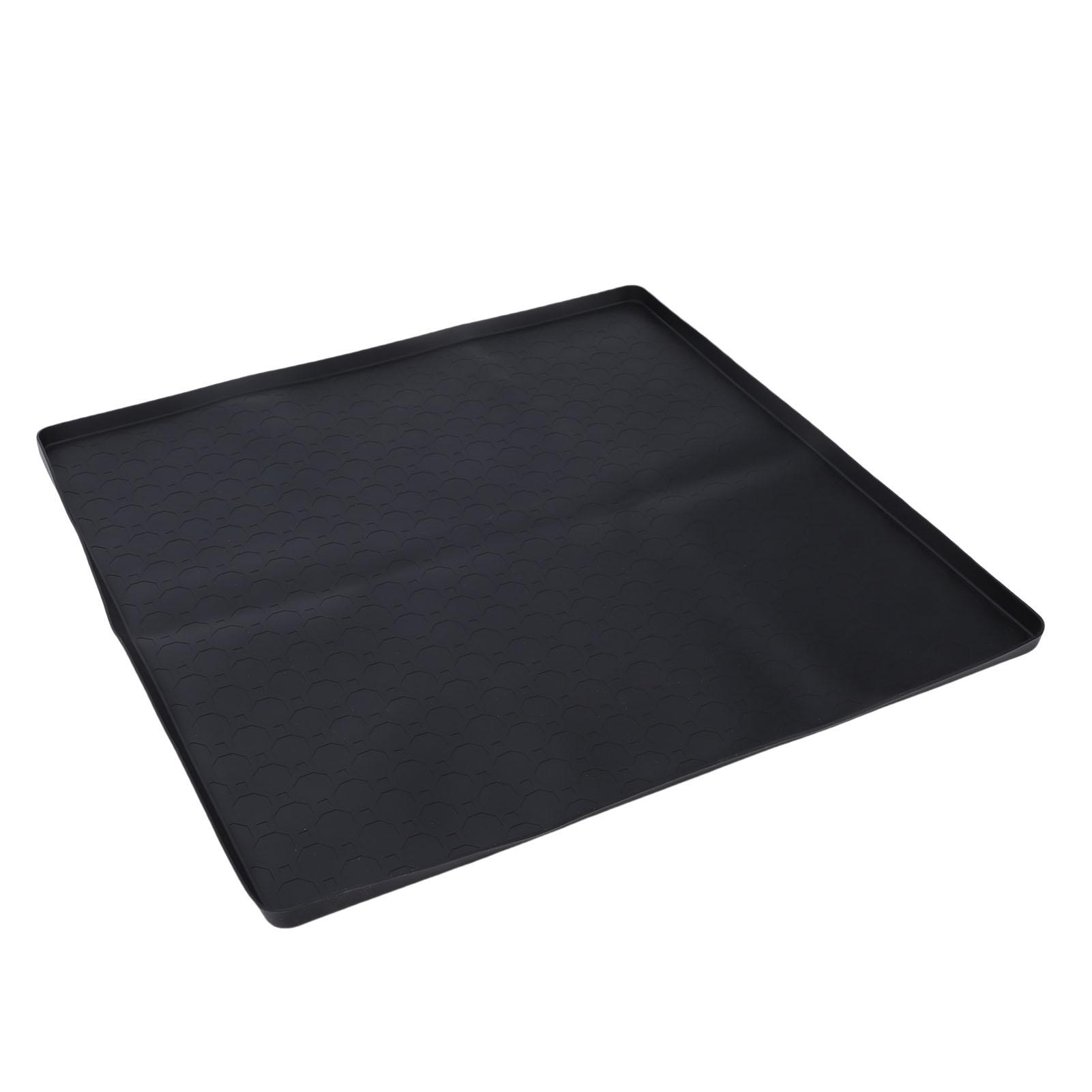 Fridge Silicone Mat Anti Slip Leakproof   Fridge Drip Pan with Raised  s for Washing Machines Pet Bowls Dishwashers