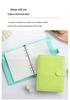 Macaron PU Loose-Leaf Notebook for Creative Budget and Financial Planning
