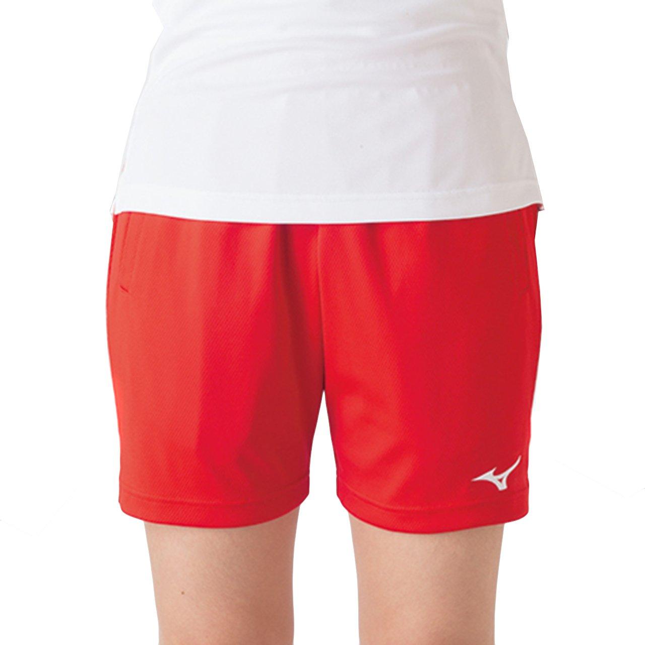 

Mizuno V2MB7212 Volleyball Stretch with Size Chinese Size S Women s Shorts, Pockets, 62, Red,