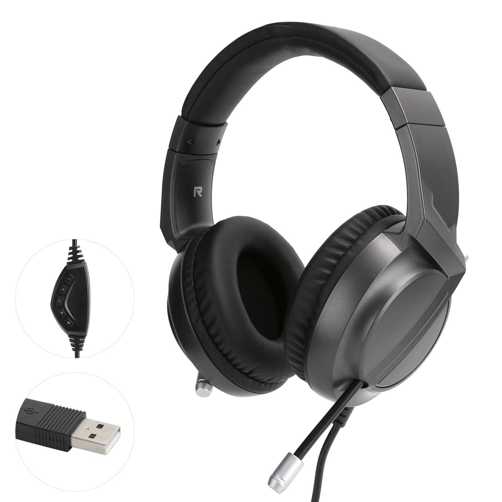 

Headphones Wired OverEar Gaming NoiseCanceling Headset with RGB Light Effect AX365(Pink )