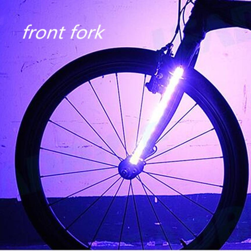 MTB Bike Bicycle Fork Light Strip Light Bar 12 LED Fullcolor RGB Lamp