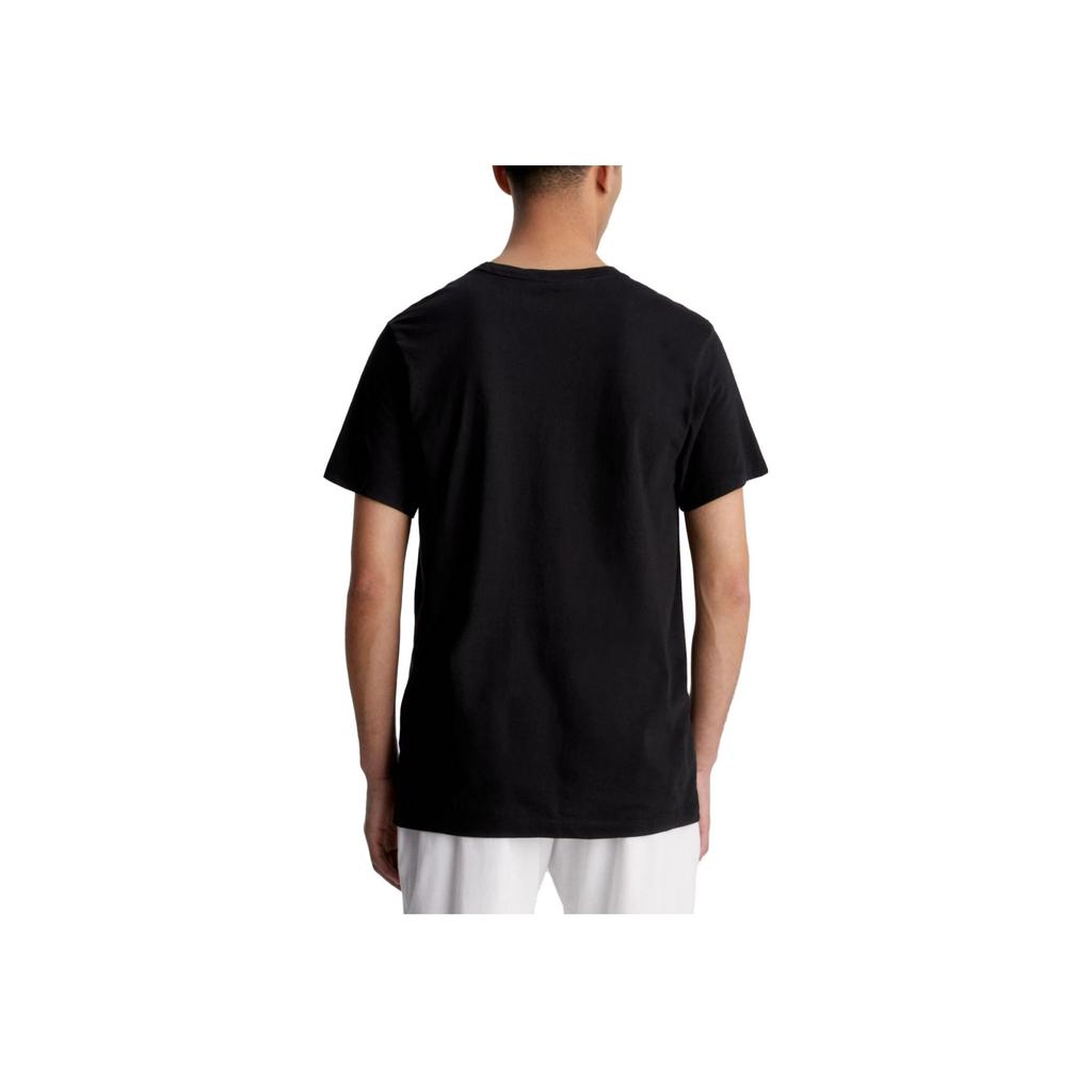 Calvin Klein 3 gab. T-krekli - Kokvilnas klasika, vienkrāsaini, ar apaļu kakla izgriezumu, ar īsām piedurknēm, vīriešu topi 000NB4011E-MP1