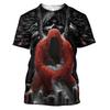 Summer Horror Skull 3D Print Men T-shirt Streetwear O Neck T-shirt Outdoor Casual Plus Size Tees Top Women Clothing