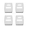 BAGV1 Car Sticker 4Pcs Titanium Alloy Car Door Lock Protective Cover For BMW E46 E90 E60 F30 F10 E39 E36 F20 G20 G30 E92 E87 E91 X5 E7