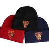 Europe and America juice wrld Embroidered knitted hat for men and women, autumn and winter ski hat, pullover hat, woolen hat