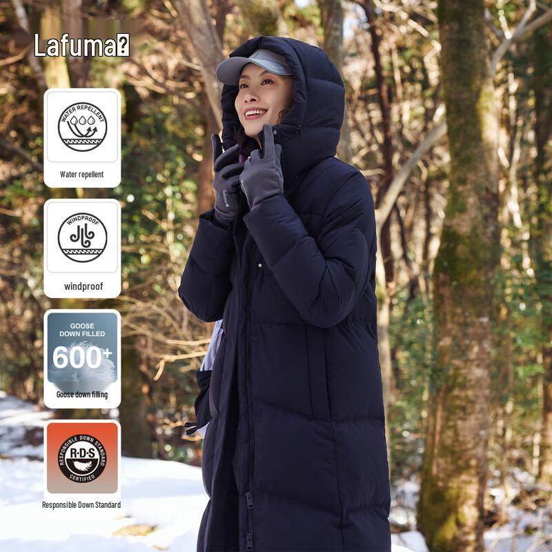 LAFUMA Women's Long Goose Down Jacket LFJU5DH61