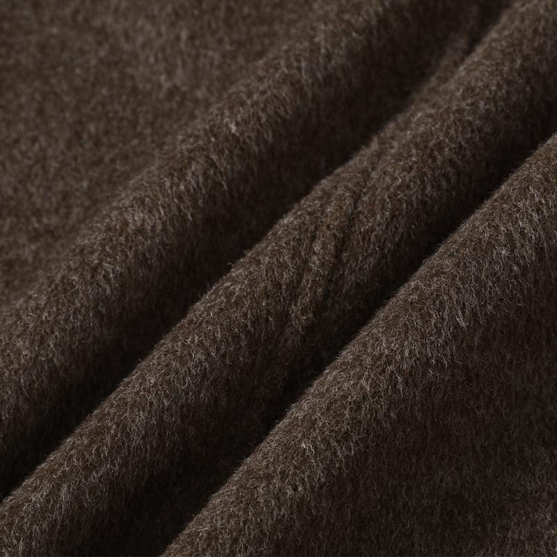 Middle Age Women's Wool Coats and Mixtures Plus Size Autumn Outerwears Elegant Loose Lady Jackets