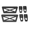 RC Metal Alloy Chassis Lift Plate Set Kit for Axial SCX10 110 RC Model Car PartsBlack