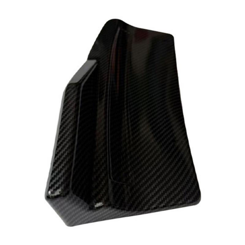 Universal Plastic Rear Diffuser Side Spats with Carbon Fiber Finish Vehicle Rear Bumper Corner Guards for Active Styling