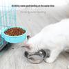 Stainless Steel Cat & Dog Hanging Bowl - Two-in-One Anti-Fall Design