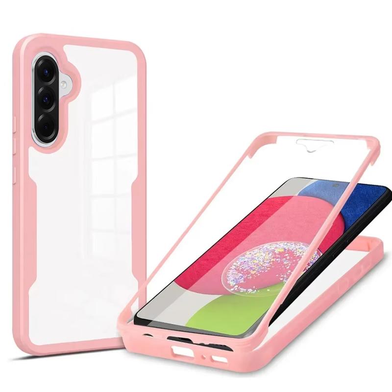 360 Protection Case For Samsung Galaxy A56 5G Transparent TPU Cover For Smaung A56 A36 A26 A16 Screen Protector Shockproof Case