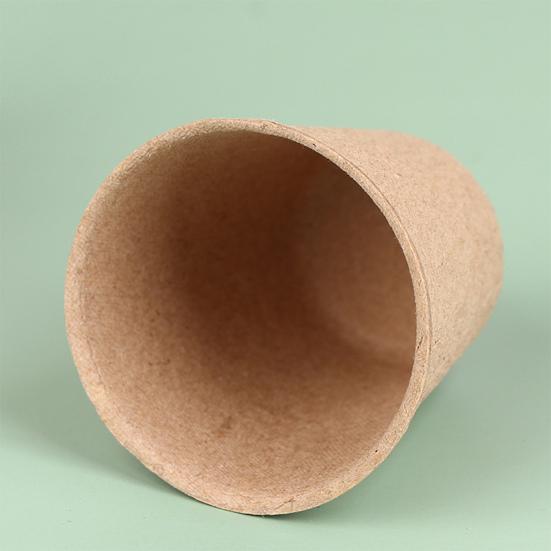 10/20 st plantskolakrukor med fuktkupol Miljövänlig allmänt använd biologiskt nedbrytbar startkrukaplanteringsbehållare