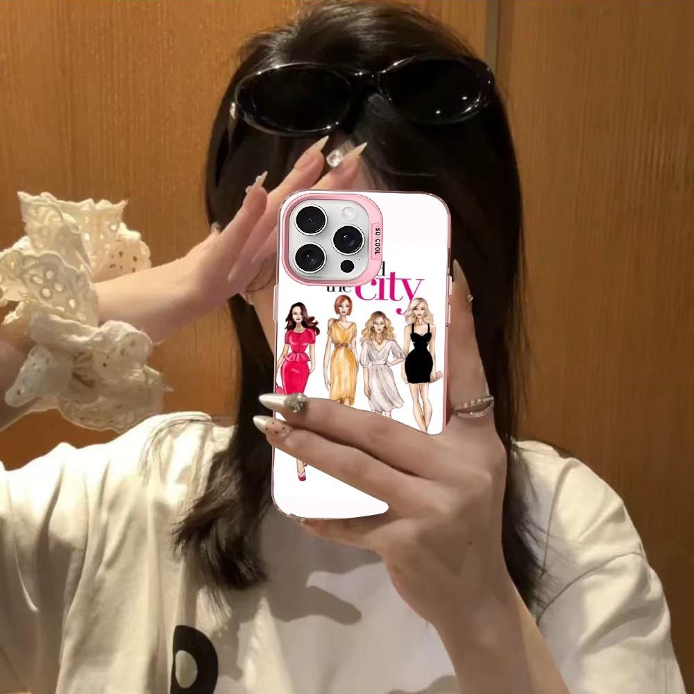 Sex And The City Phone Case For IPhone 16 15 14 13 12 11 Pro Max X XR XSMAX 8 7 Plus Matte Shockproof Back Cover