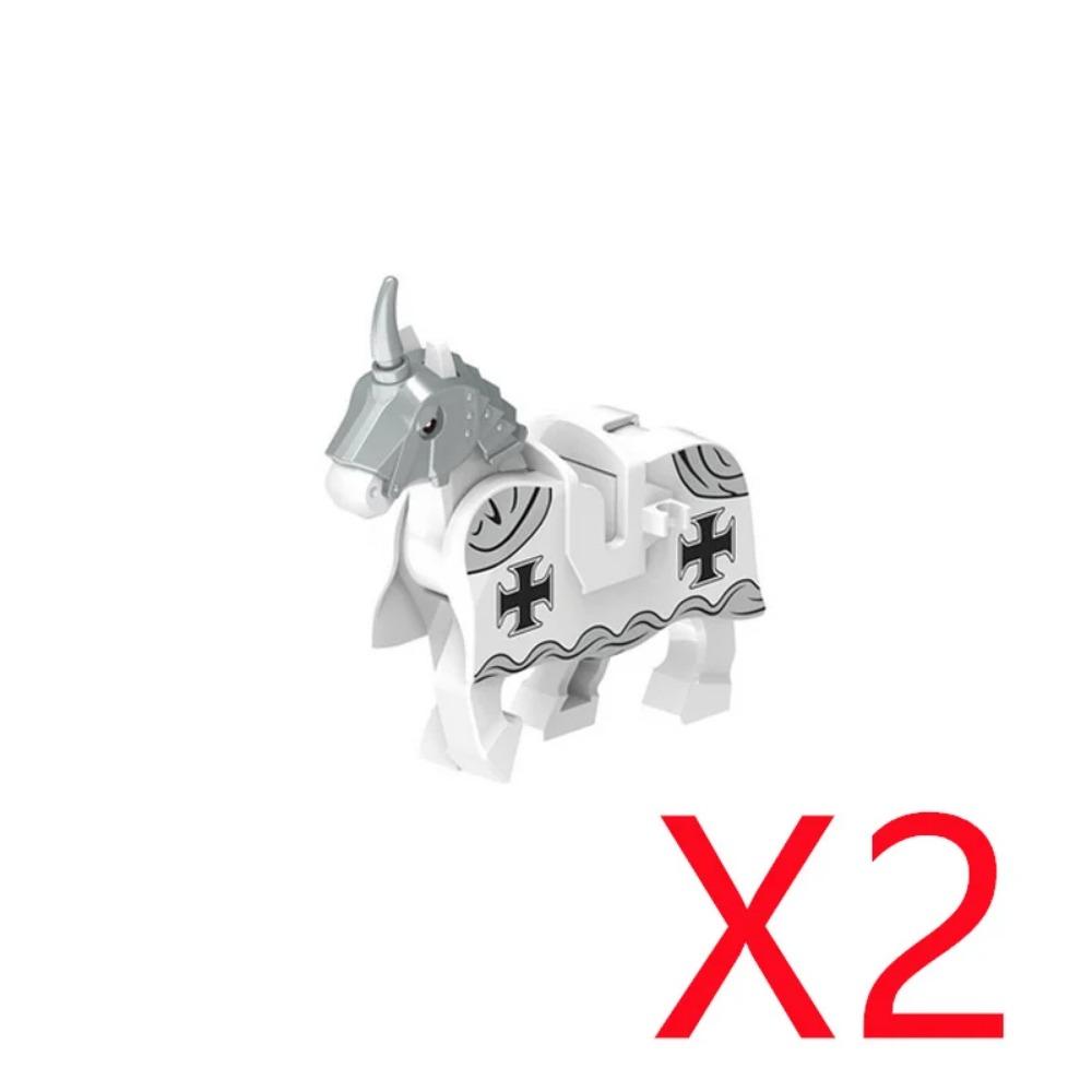 

3-8СМ Строительная игрушка Средневековая военная архитектура Строительные блоки Персонаж Рыцарь Боевой конь Щит Конь Веревка Седло Креативные аксессуары Подарок Игрушка