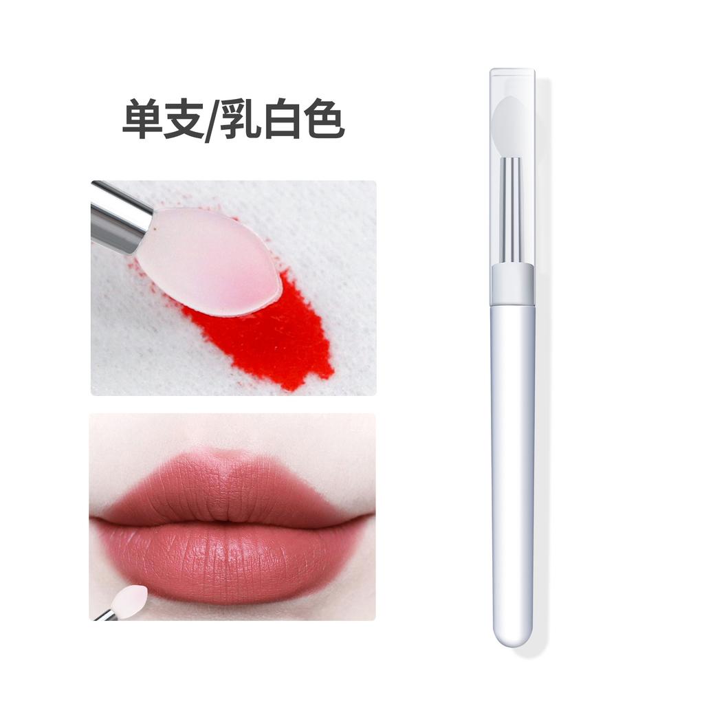 Nail Art Silicone Brush Reusable Universal Mirror Powder Pigment Applying Gradient Shading Pen Easy To Use Nail Brushes Tool