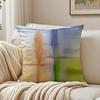 Tie-Dye Colorful Pattern Pillow Case Double-Sided Plush Sofa Cushion Covers Organic Breathable Invisible Zipper