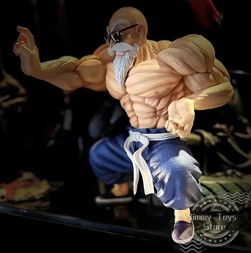 10cm Anime Dragon Ball Figure GK Muscle Master Roshi Goku Kame Sennin Figurine PVC Action Figure Model Children Dolls Gift Toys